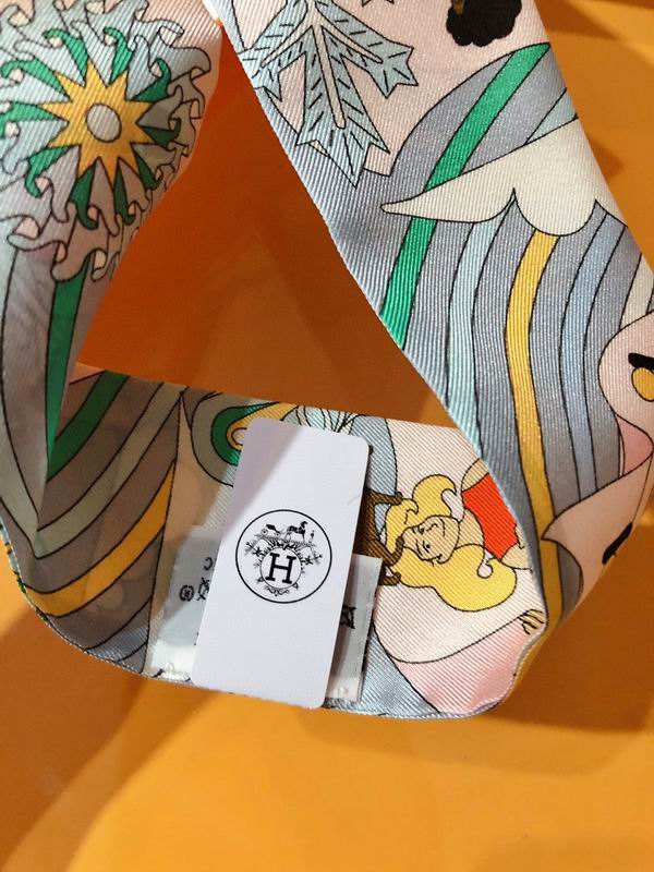 Hermes silk ribbon 5X86cm E45 (22)