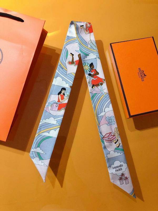 Hermes silk ribbon 5X86cm E45 (24)