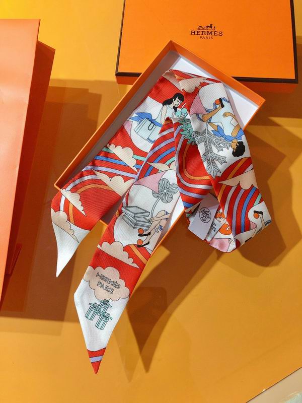 Hermes silk ribbon 5X86cm E45 (32)