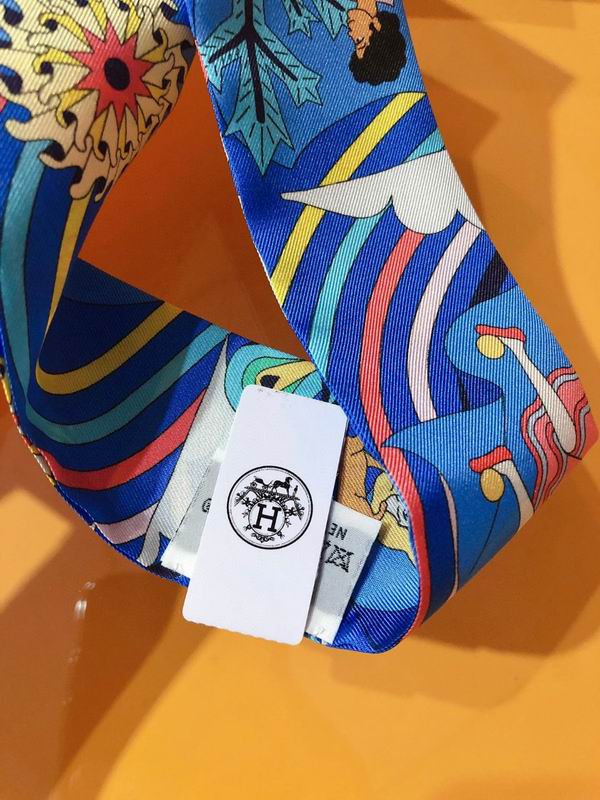 Hermes silk ribbon 5X86cm E45 (4)