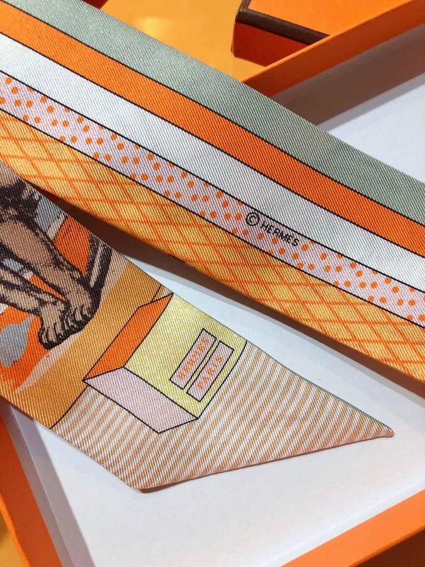 Hermes silk ribbon 5X86cm E46 (12)