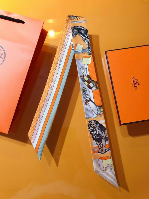 Hermes silk ribbon 5X86cm E46 (15)