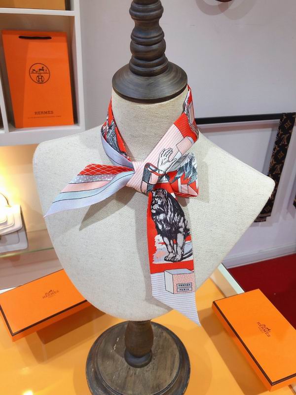 Hermes silk ribbon 5X86cm E46 (20)