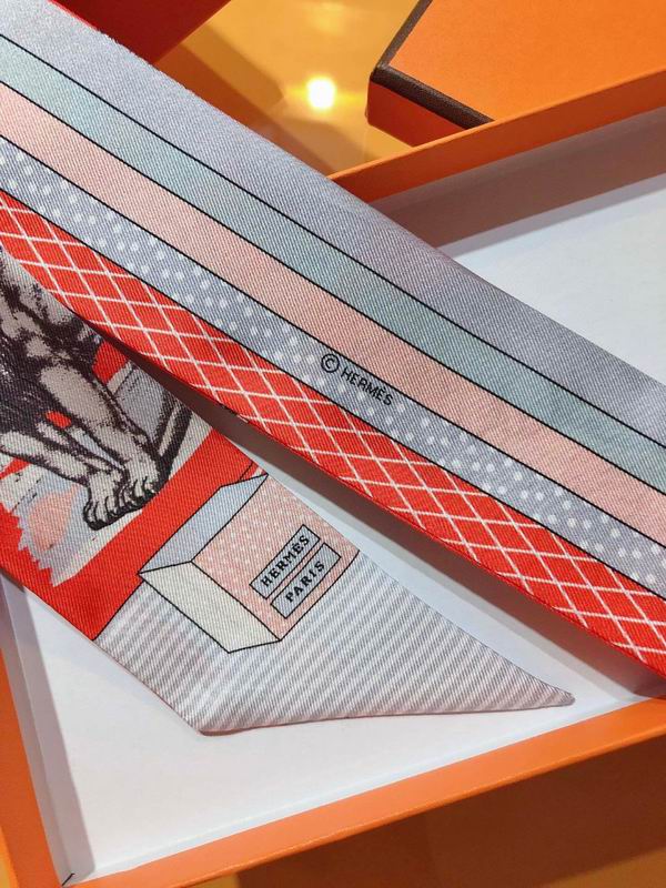 Hermes silk ribbon 5X86cm E46 (21)