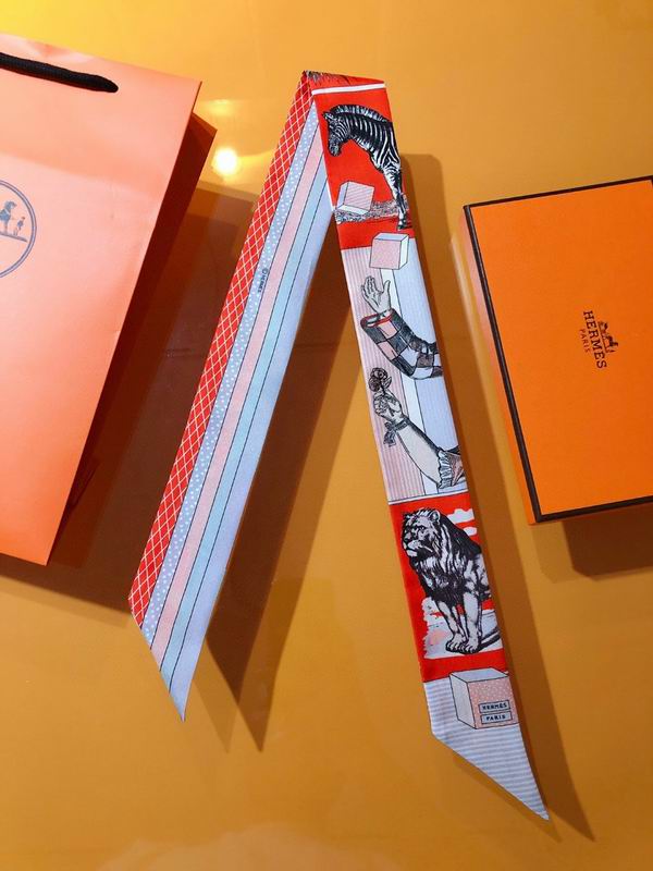 Hermes silk ribbon 5X86cm E46 (24)