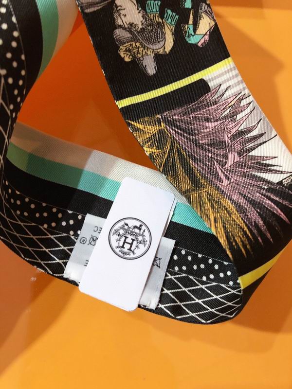 Hermes silk ribbon 5X86cm E46 (31)