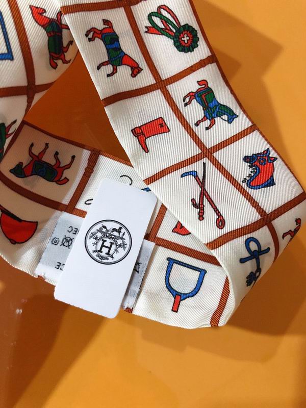 Hermes silk ribbon 5X86cm E47 (13)