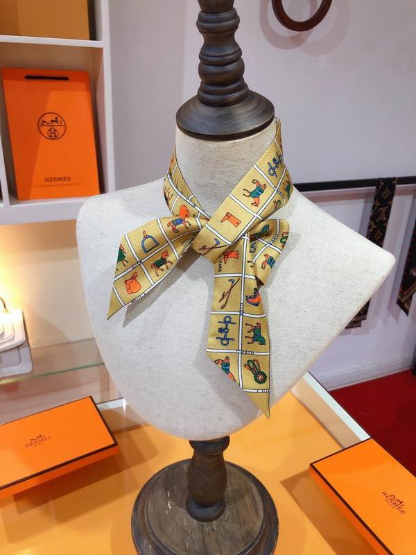 Hermes silk ribbon 5X86cm E47 (20)