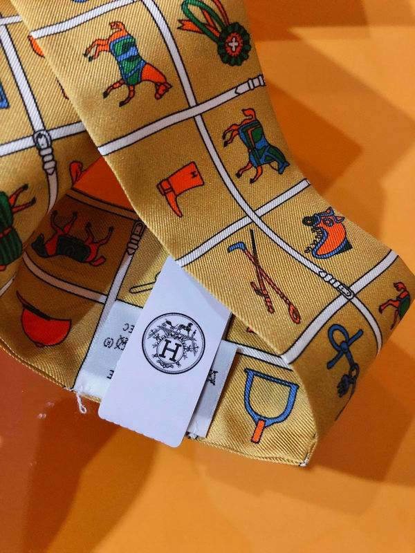 Hermes silk ribbon 5X86cm E47 (22)