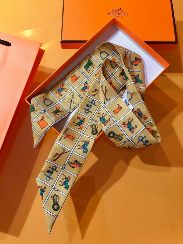 Hermes silk ribbon 5X86cm E47 (23)