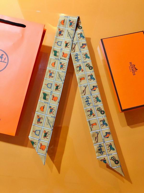 Hermes silk ribbon 5X86cm E47 (24)