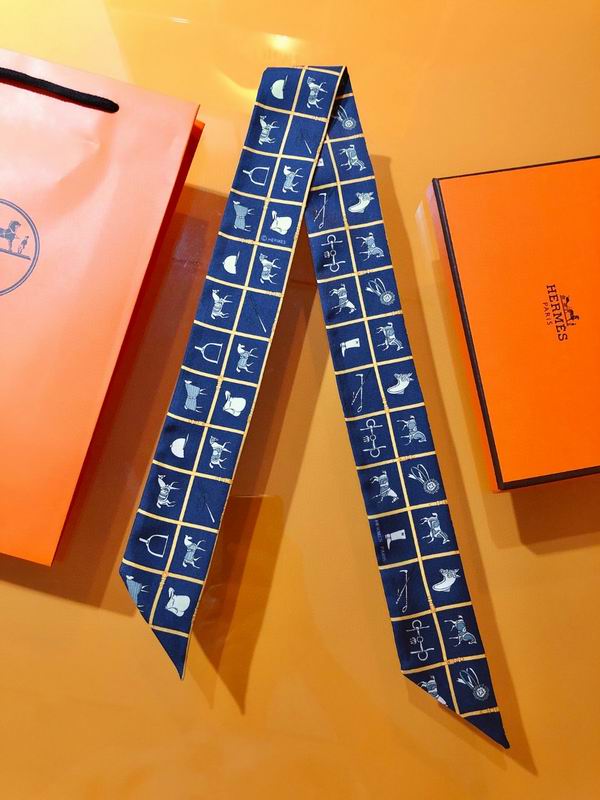 Hermes silk ribbon 5X86cm E47 (6)