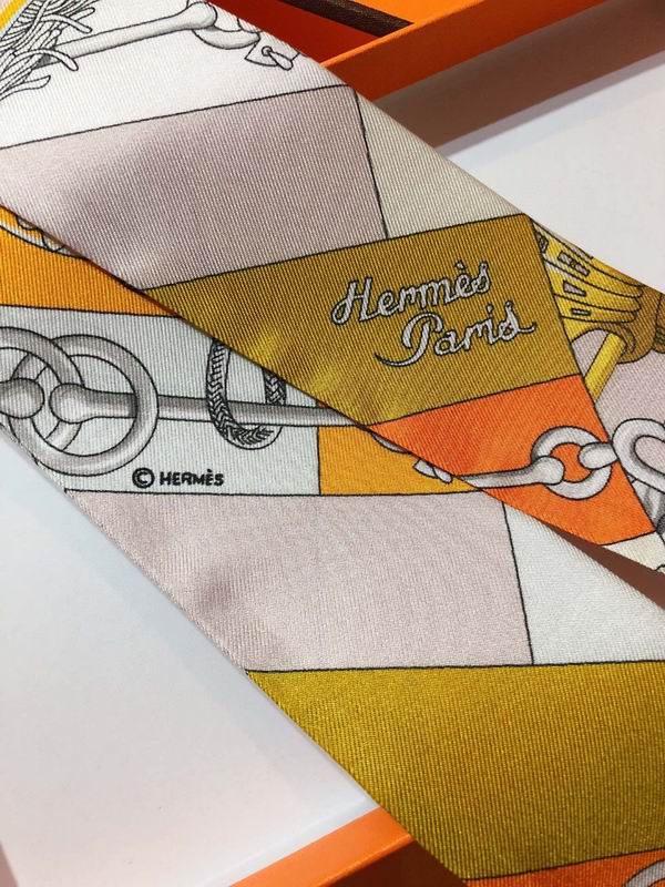 Hermes silk ribbon 5X86cm E48 (12)