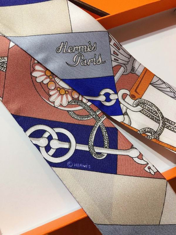 Hermes silk ribbon 5X86cm E48 (21)