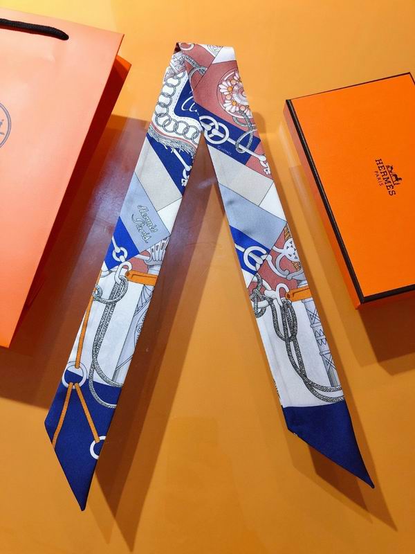Hermes silk ribbon 5X86cm E48 (24)