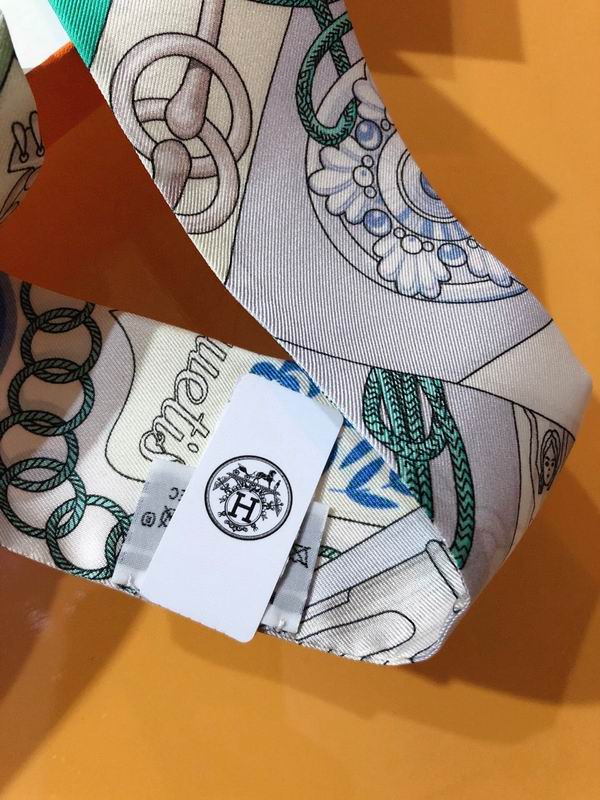 Hermes silk ribbon 5X86cm E48 (31)