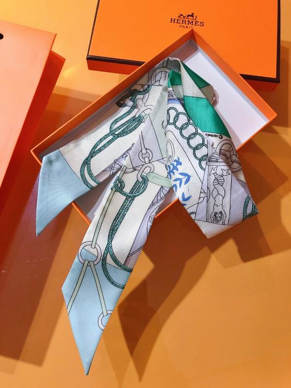 Hermes silk ribbon 5X86cm E48 (32)