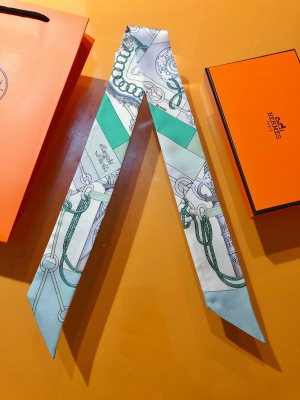 Hermes silk ribbon 5X86cm E48 (33)