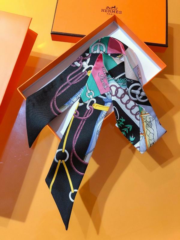 Hermes silk ribbon 5X86cm E48 (5)