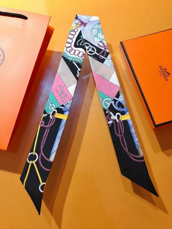 Hermes silk ribbon 5X86cm E48 (6)