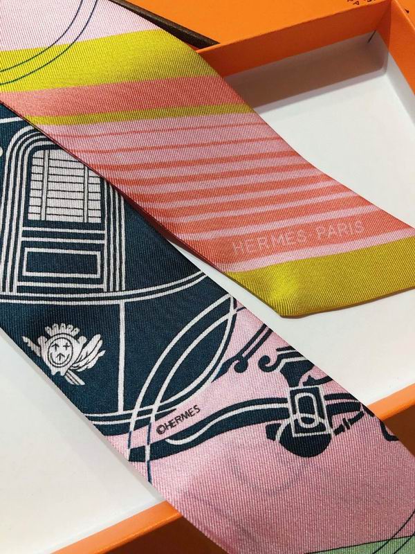 Hermes silk ribbon 5X86cm E49 (21)