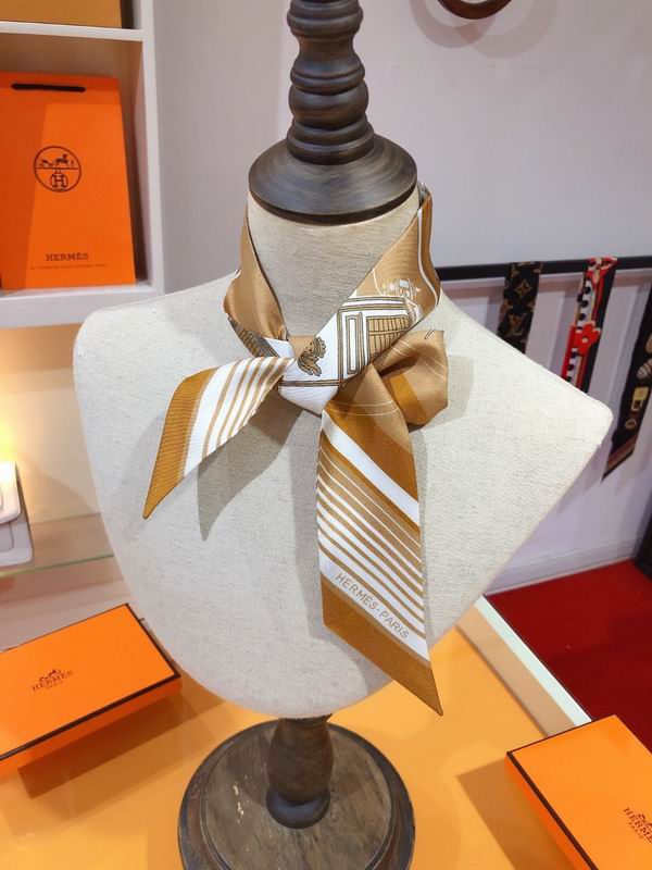 Hermes silk ribbon 5X86cm E49 (29)