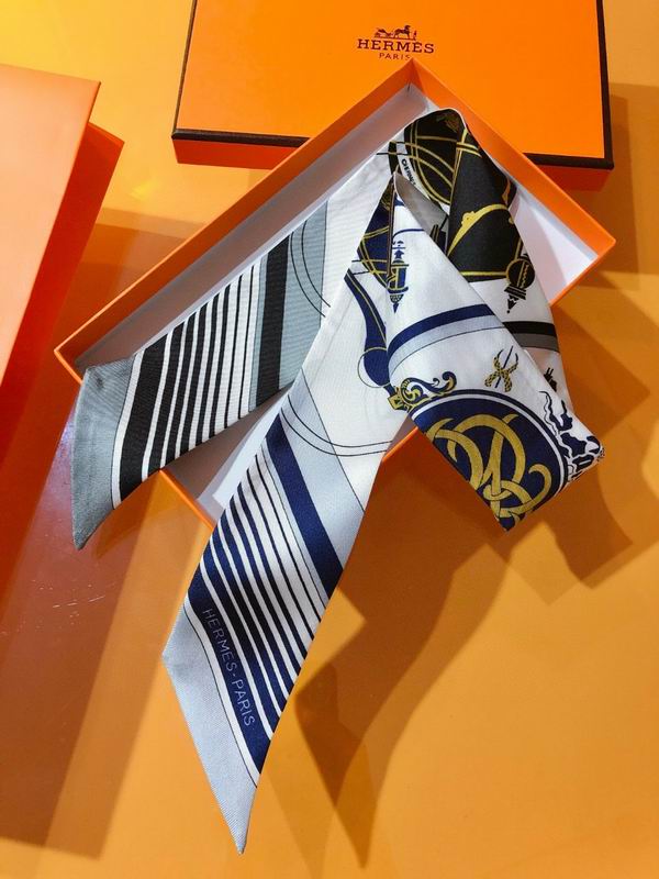 Hermes silk ribbon 5X86cm E49 (5)