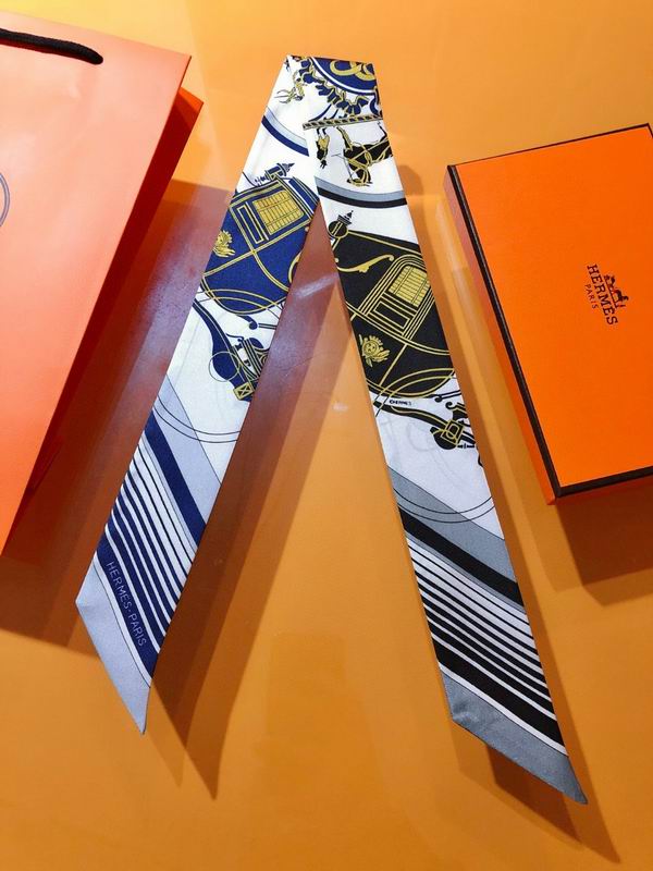 Hermes silk ribbon 5X86cm E49 (6)