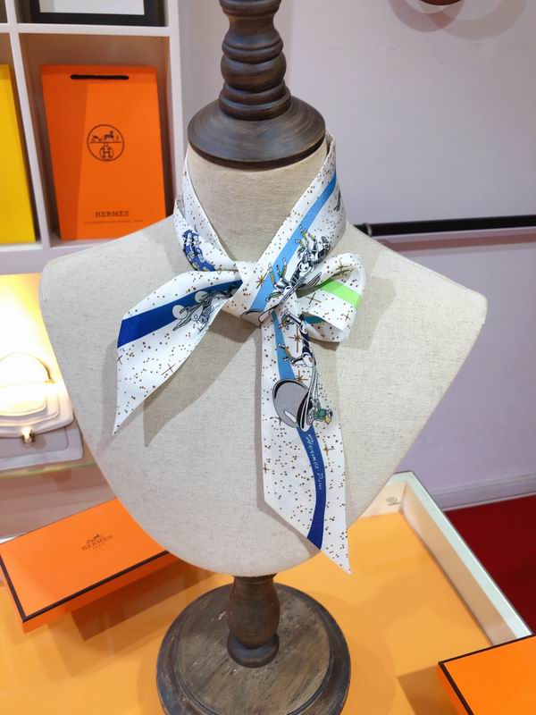 Hermes silk ribbon 5X86cm E51 (11)