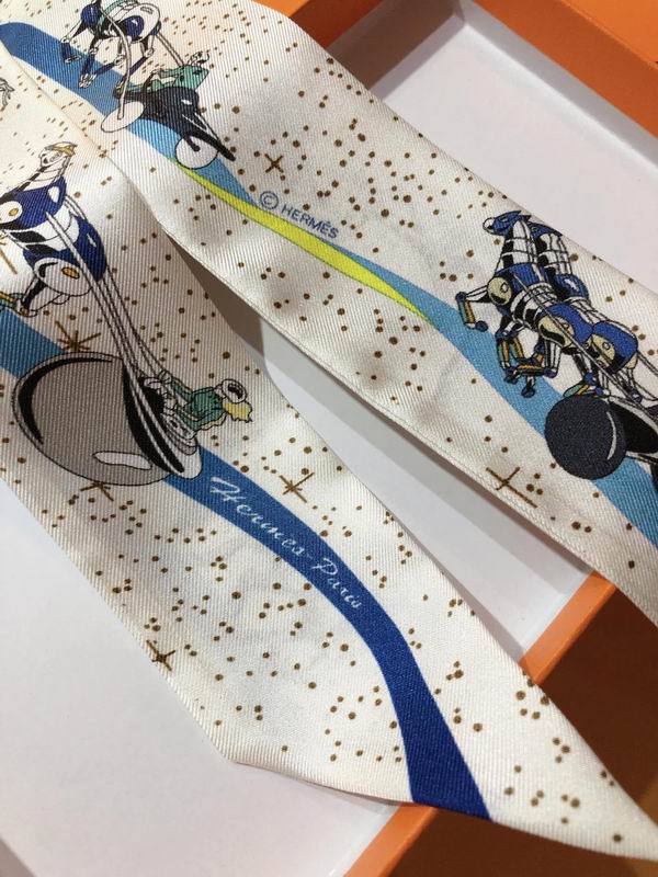 Hermes silk ribbon 5X86cm E51 (12)