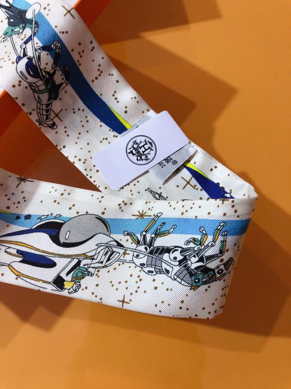 Hermes silk ribbon 5X86cm E51 (13)