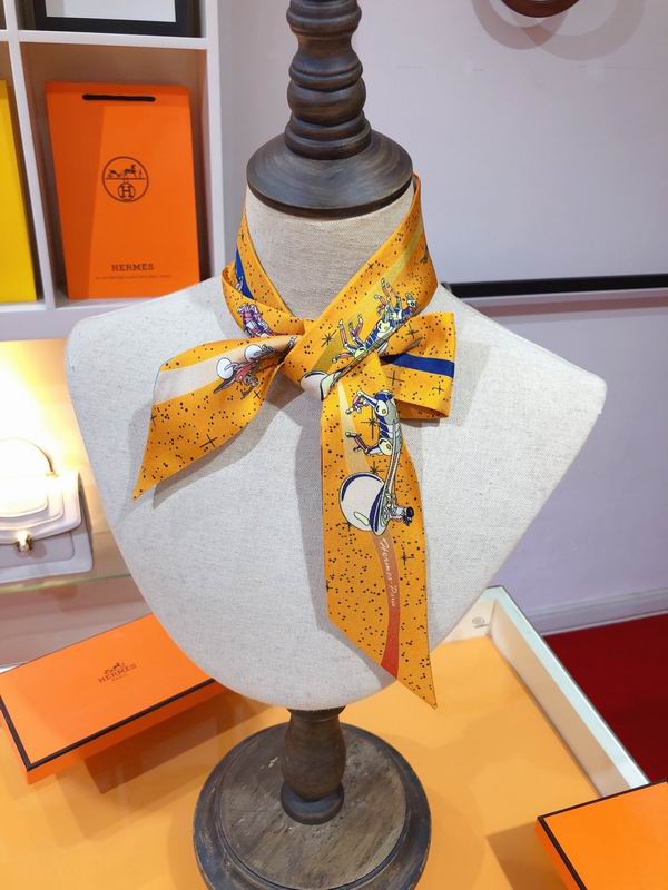 Hermes silk ribbon 5X86cm E51 (2)