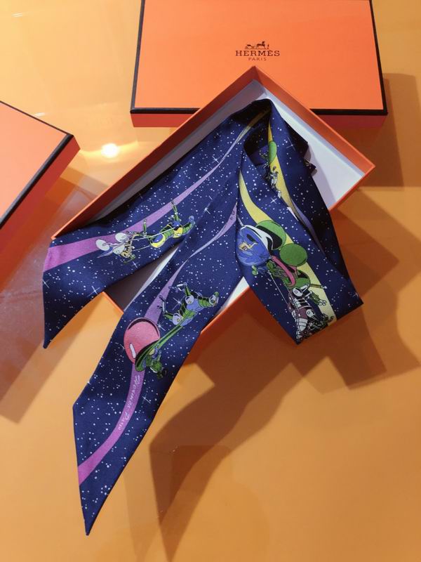 Hermes silk ribbon 5X86cm E51 (21)