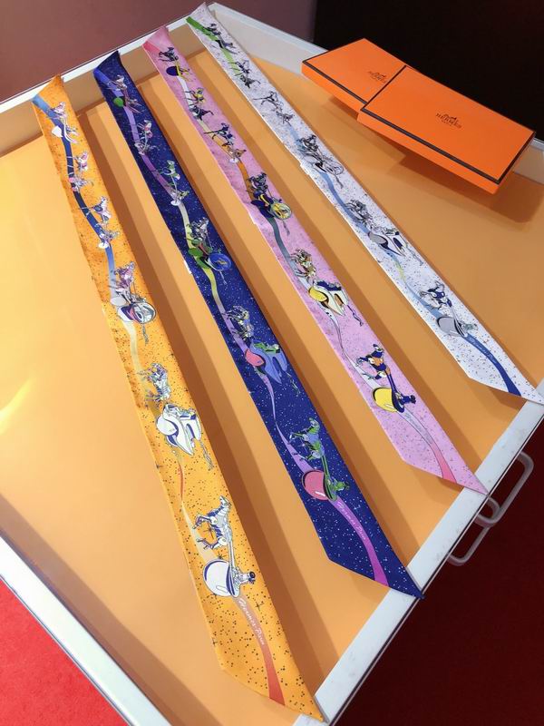 Hermes silk ribbon 5X86cm E51 (25)