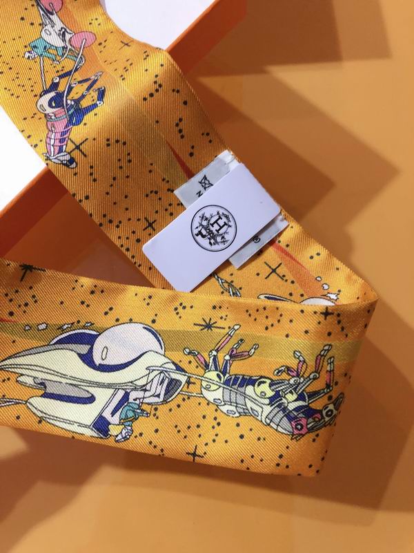 Hermes silk ribbon 5X86cm E51 (4)
