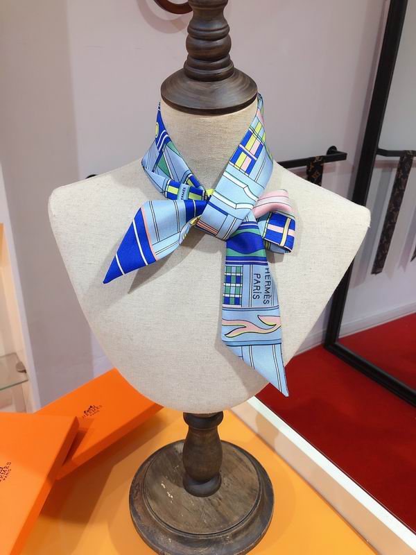 Hermes silk ribbon 5X86cm E75 (11)