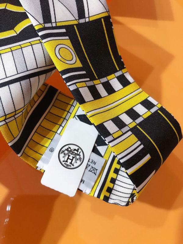 Hermes silk ribbon 5X86cm E75 (22)