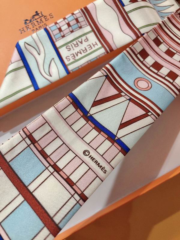 Hermes silk ribbon 5X86cm E75 (30)