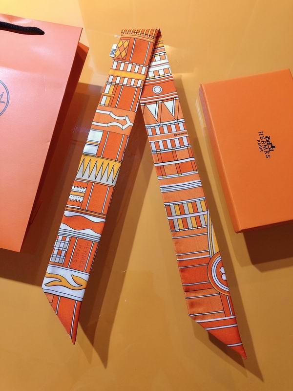 Hermes silk ribbon 5X86cm E75 (6)