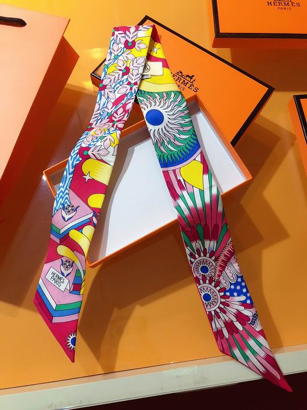 Hermes silk ribbon 5X86cm E76 (23)