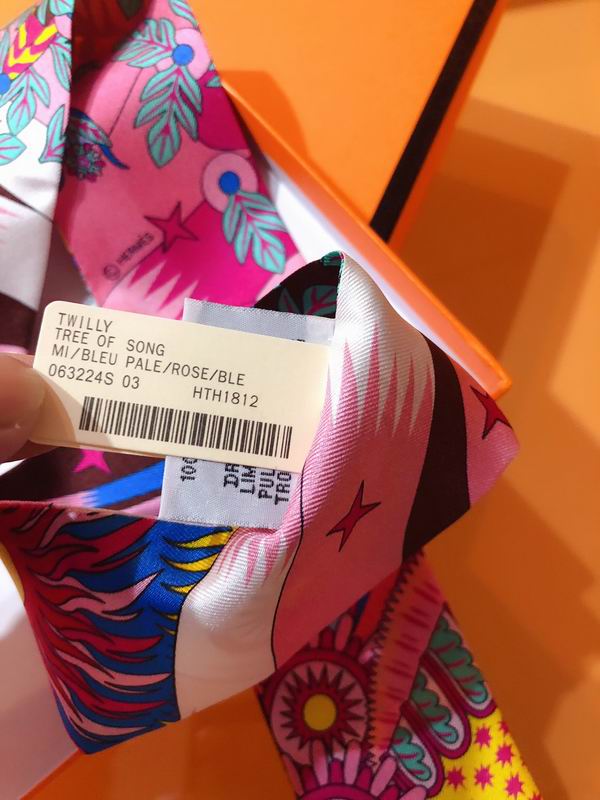 Hermes silk ribbon 5X86cm E76 (31)