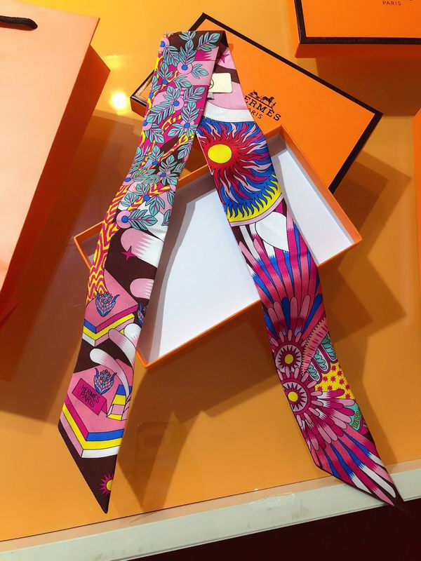 Hermes silk ribbon 5X86cm E76 (32)