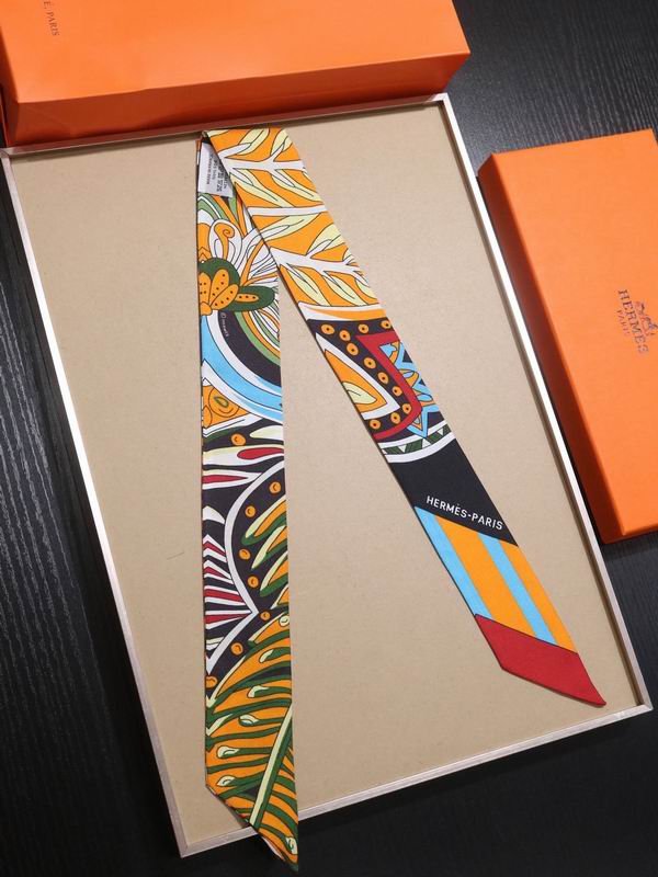 Hermes silk ribbon 5X86cm E77 (12)