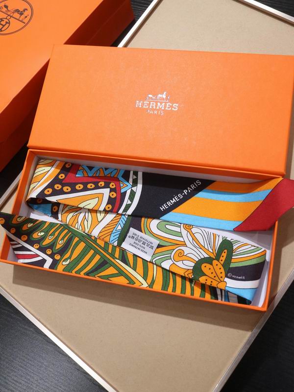 Hermes silk ribbon 5X86cm E77 (16)