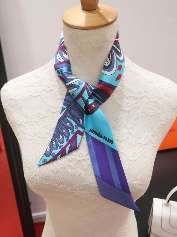 Hermes silk ribbon 5X86cm E77 (20)
