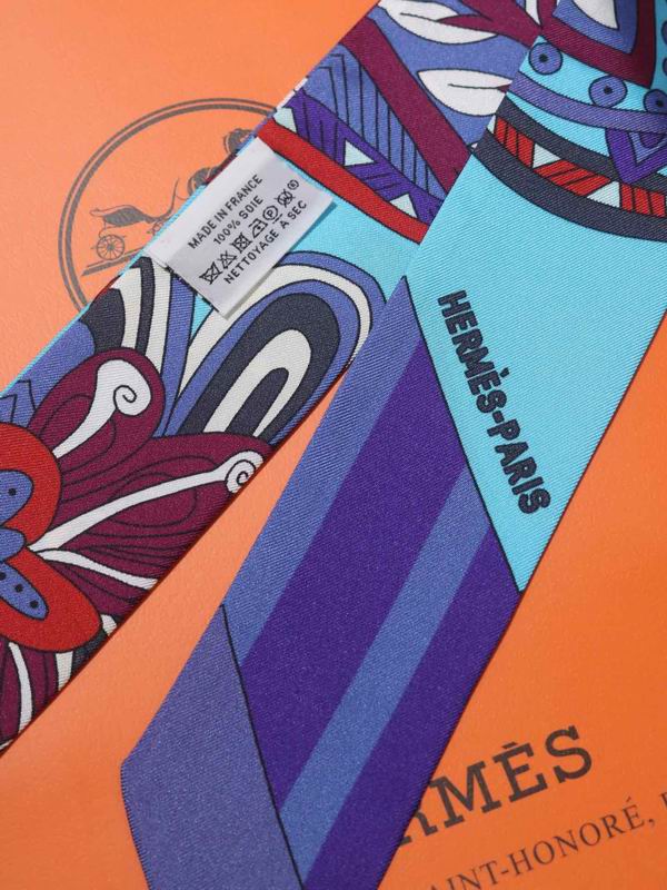 Hermes silk ribbon 5X86cm E77 (23)
