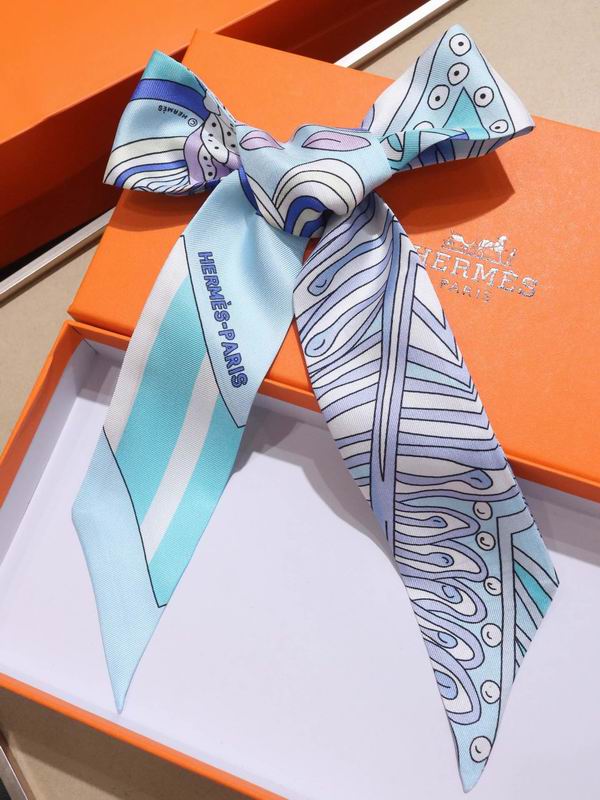 Hermes silk ribbon 5X86cm E77 (6)