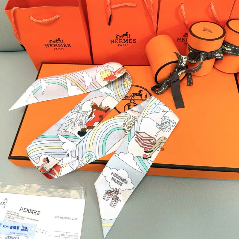 Hermes silk ribbon hm (313)