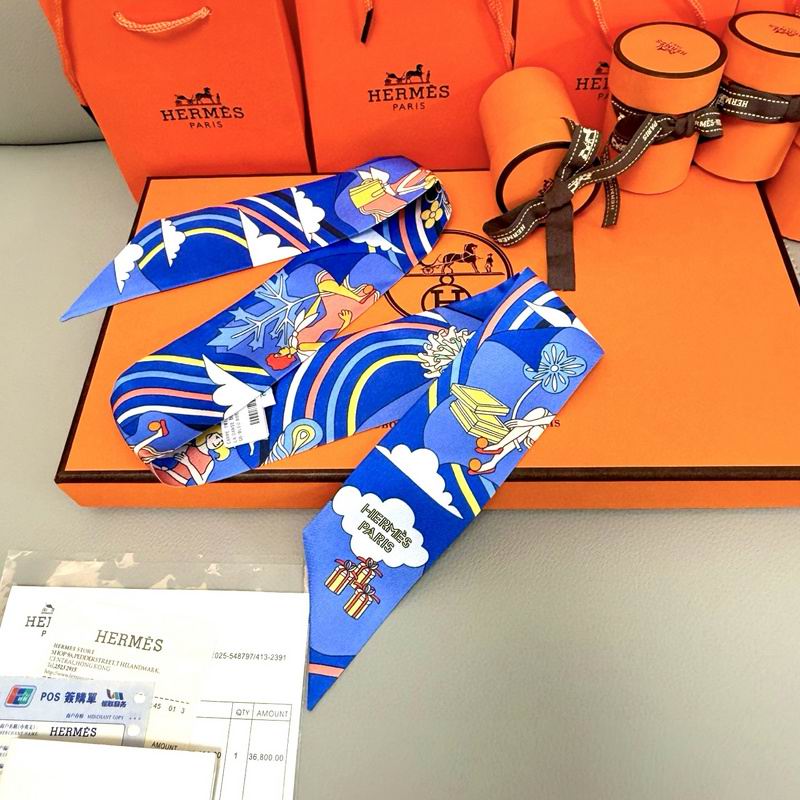 Hermes silk ribbon hm (319)