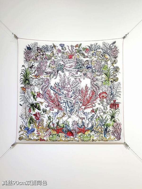 Hermes silk scarf 90X90cm E02 (18)